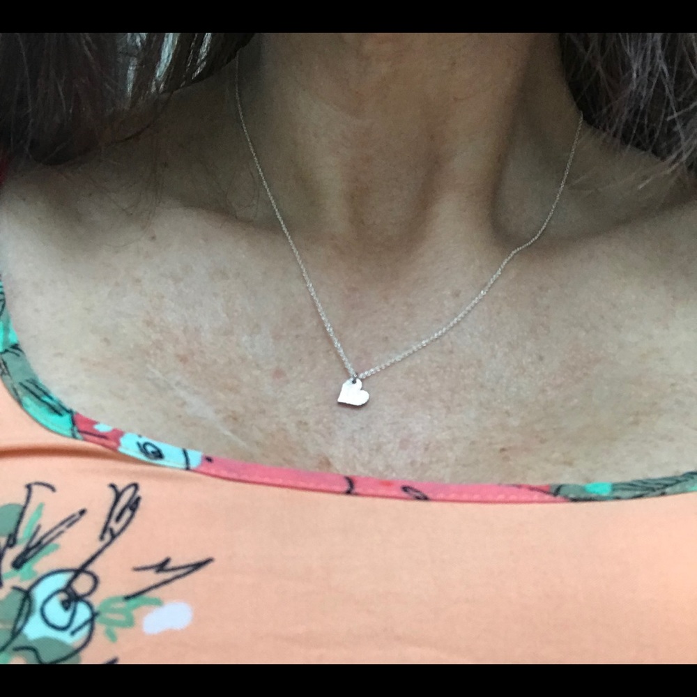 Sterling heart  necklace